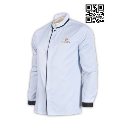 R191度身訂造恤衫 製作純色恤衫 中山領 撞色門襟設計 來樣訂造恤衫  酒店行業 恤衫制服公司 R191度身訂造恤衫 製作純色恤衫 中山領 撞色門襟設計 來樣訂造恤衫  酒店行業 恤衫制服公司